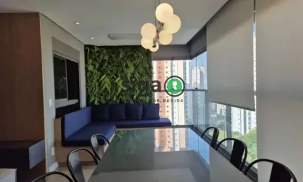Apartamento disponível para locação ou venda na Vila Olimpía, de 95m, 3 quartos e 2 vagas.