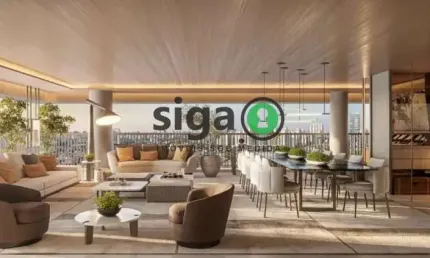 Apartamento alto padrão com 4 dormitórios e lazer completo no brooklin