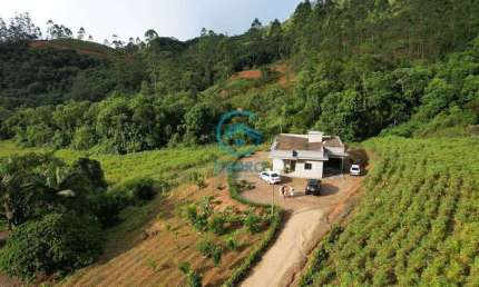 Chácara em Meio a Natureza com Linda Vista Panorâmica e Terreno de 4.800m² à venda em São João Batista/SC