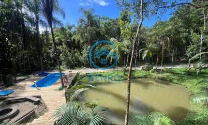 Chácara em Meio a Natureza com Lagoa, Piscina e Terreno de 3.500m² à venda em Canelinha/SC