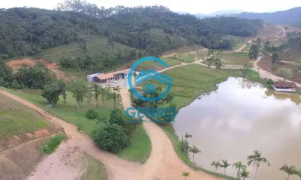 Lote com Escritura Pública em Condomínio Rural com Excelente Infraestrutura à venda em Canelinha/SC