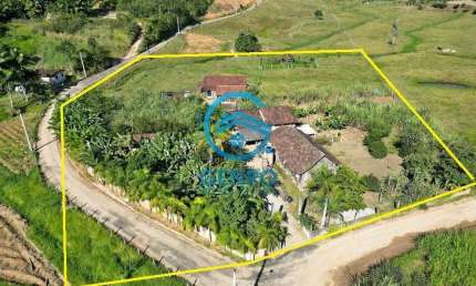Chácara em Meio a Natureza com Riacho e Terreno de 7.800m² à venda em Tijucas/SC
