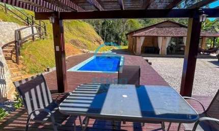 Sítio com Piscina e Linda Vista Panorâmica e Terreno com 20.000m² (02 Hectares) à venda em Palhoça/SC
