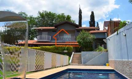 Chácara à Venda Bairro Chácaras Horizonte Azul em Mogi Guaçu-SP.  5 Quartos, 4 Suítes, 3 Salas, área de lazer com piscina.