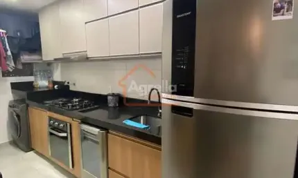 APARTAMENTO À VENDA EM CONDOMÍNIO FECHADO MOGI GUAÇU 2 DORMITÓRIOS SUÍTE PORTEIRA FECHADA