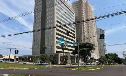 Sala comercial para alugar com 160 m² no ed. comercial torre firenze, bela suiça - londrina
