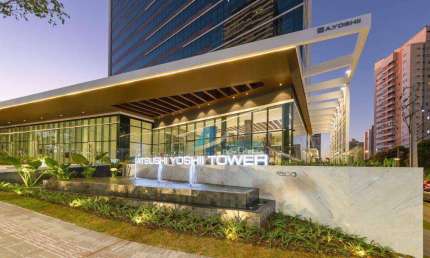Sala comercial mobiliada para locação, 50 m² - Edifício Atsushii Yoshii Tower