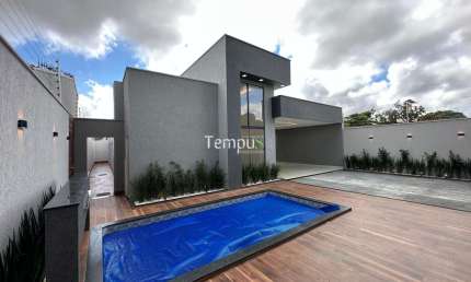 Casa Alto Padrão, 4 Suítes, piscina com cascata, 420 m²,  em Jardim Vila Boa, Goiânia/GO