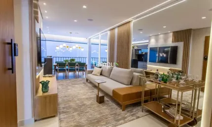 Lake House Residence - Apartamento Alto Padrão, Parque Amazonia, vista livre, andar alto, 3 Suítes