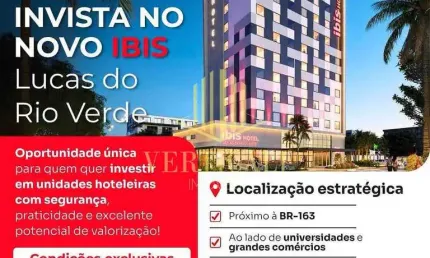 Apartamento com 1 quarto à venda na Avenida Universitária, 1, Parque das Emas, Lucas do Rio Verde