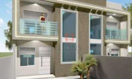 Sobrado com 3 dormitórios à venda, 100 m² por R$ 549.000 - Renascença - Gravataí/RS