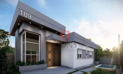 Casa com 3 dormitórios à venda, 79 m² por R$ 629.000 - Renascença - Gravataí/RS