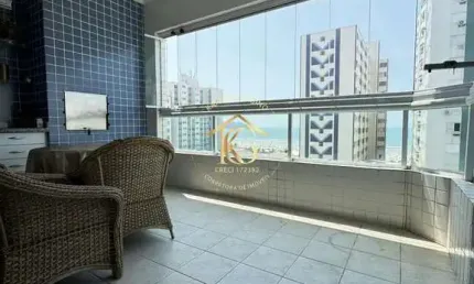 Apartamento a venda com 3 quartos no Guilhermina - Praia Grande.