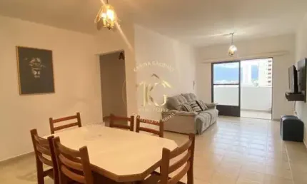 Apto Tupi: Semimobiliado, 2 Quartos (1 Suíte), 98m², 400m Praia, R$ 420 mil!