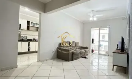 Apartamento Praia Grande Guilhermina 2 dormitórios sendo 1 suíte vista mar.