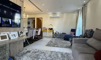 Apartamento Guilhermina Praia Grande 3 dormitórios 1 suíte vista mar