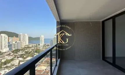 Apto com 2 quartos com vista mar no bairro canto do forte - praia grande.