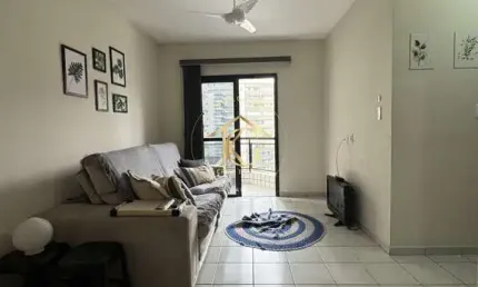 Apartamento Guilhermina Praia Grande 1 dormitório sacada 100 metros da praia