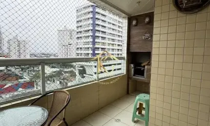 Apartamento de 1 Quarto com Suíte e Varanda Gourmet em Guilhermina.