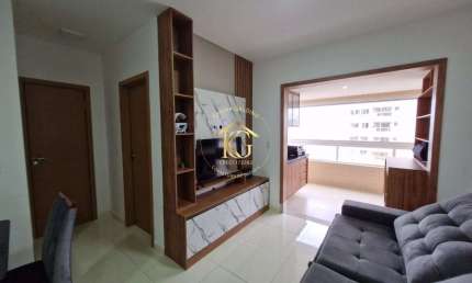 Apartamento aviação Praia Grande 2 quartos 1 suíte 2 vagas vista mar