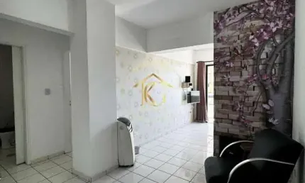 Apartamento tupi praia grande 1 dormitório grande vista mar pé na areia