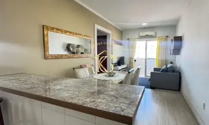 Apartamento semimobiliado de 2 quartos e 1 suíte na guilhermina, praia grande
