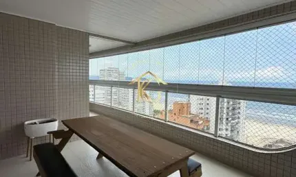 Apartamento com 3 quartos mobiliado com vista mar, no bairro aviação!