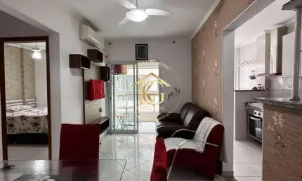 Apartamento aviação praia grande 1 dormitório sacada churrasqueira a carvão