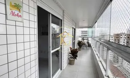 Apartamento canto do forte praia grande 3 dormitórios 2 suítes vista mar