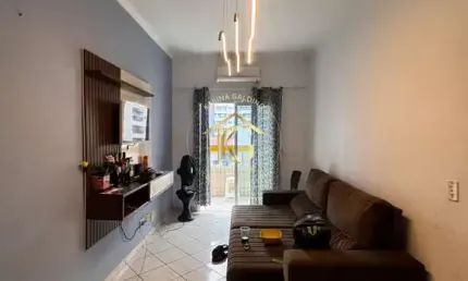 Apartamento ocian praia grande 2 dormitórios 1 suíte 2 sacadas