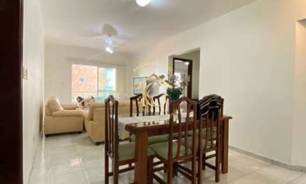 Apartamento Semimobiliado com 3 Quartos no Canto do Forte, Praia Grande!