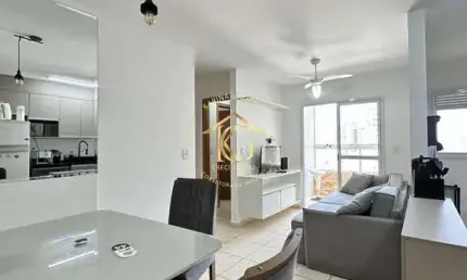 Apto 2 Quartos (1 Suíte) Guilhermina: Mobiliado, 60m², Varanda c/ Vidro, Lazer!