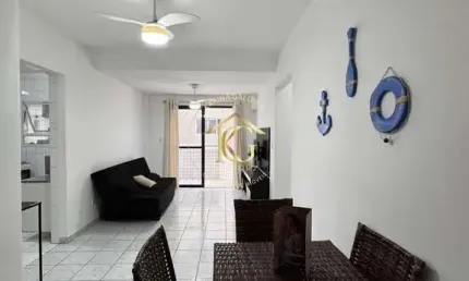 Apartamento Semimobiliado no Bairro Canto do Forte, Praia Grande, São Paulo