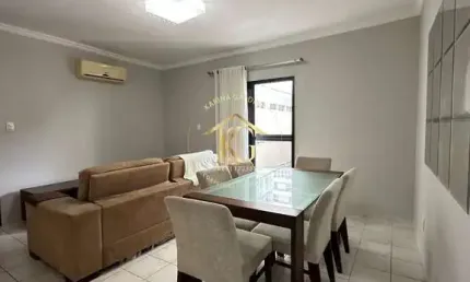 Apartamento Mobiliado de 1 Quarto no Bairro Canto do Forte, Praia Grande, SP
