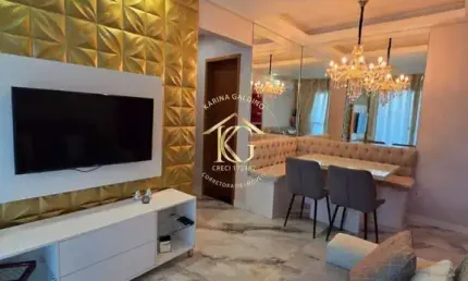 Apartamento Guilhermina Praia Grande 2 dormitórios 1 suíte porteira fechada