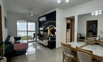 Apartamento canto do forte praia grande 2 dormitórios 2 suítes 3 banheiros