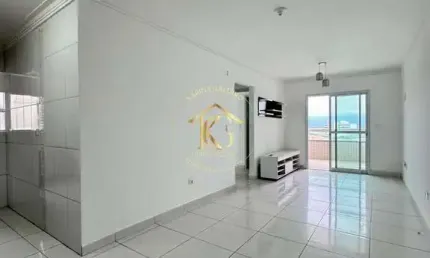 Apartamento semimobiliado com 2 quartos no Boqueirão - Praia Grande