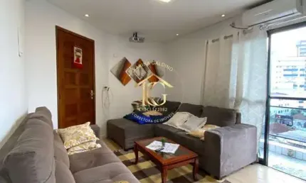 Apartamento semimobiliado 1 quarto Guilhermina - Praia Grande