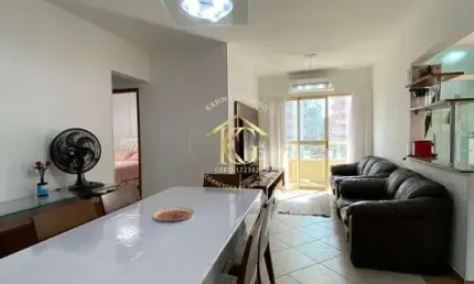 Apartamento semimobiliado 2 quartos canto do forte praia grande