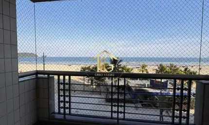 Apartamento guilhermina praia grande 4 dormitórios 2 suítes vista total mar