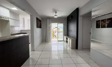 Apartamento tupi praia grande 2 dormitórios 1 suíte vista mar