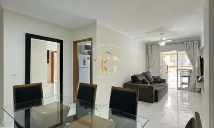 Imperdível! apartamento semimobiliado de 2 quartos em aviação, praia grande - sp