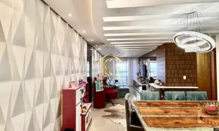 Apartamento boqueirão praia grande 3 suítes vista mar alto padrão