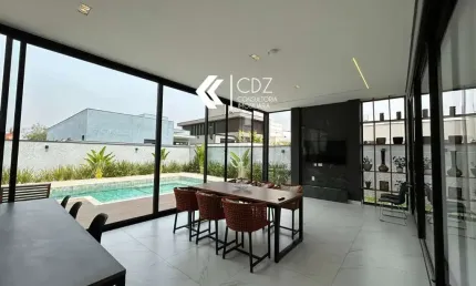 Casa em condomínio fechado com 3 quartos para alugar no alphaville nova esplanada, votorantim , 360 m2 por r$ 24.000