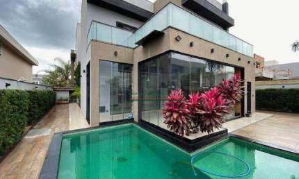 Casa com 5 dormitórios para alugar, 380 m² por R$ 18.874,89/mês - Alphaville - Ribeirão Preto/SP