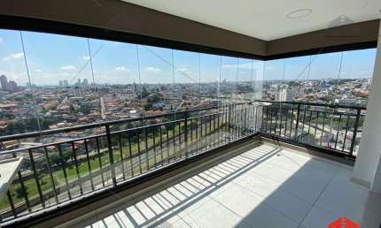 Apartamento novo na Vila Matilde com 73m2, ampla varanda gourmet envidraçada, 2 vagas de garagem, suíte.