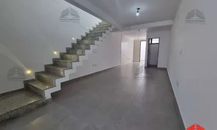 Sobrado novo a venda na Vila Prudente, Vila Zelina, 125m², 3 quartos, 1 suíte,  2 vagas, jardim de inverno, próximo ao metrô, quintal, conceito aberto