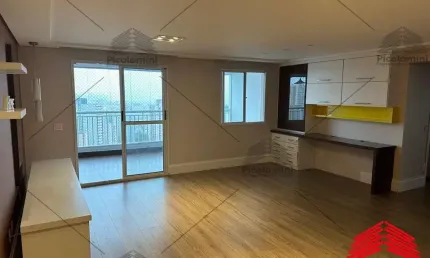 Apartamento à venda em Santo André, 115m² com varanda gourmet, armários planejados na cozinha e dormitórios, lazer completo, com 2 vagas e depósito