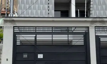 Sobrado, novo, alto padrão, 120m2, Parque da Mooca, portão automatizado, piso em porcelanato, cerca elétrica