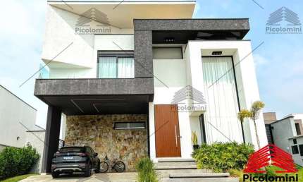 Casa luxuosa em condomínio à venda em Alphaville Nova Esplanada, Votorantim-SP: 3 quartos, 3 suítes, 2 salas, 5 banheiros, 4 vagas de garagem, 360m²!